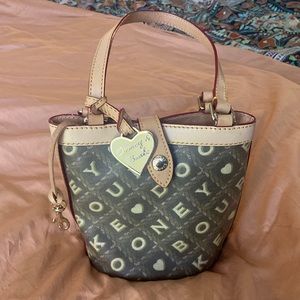 Vintage Dooney & Burke Mini Seckio Bucket Bag